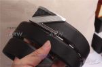 AAA Replica Ermenegildo Zegna Smooth Leather Belt With SS Z Buckle